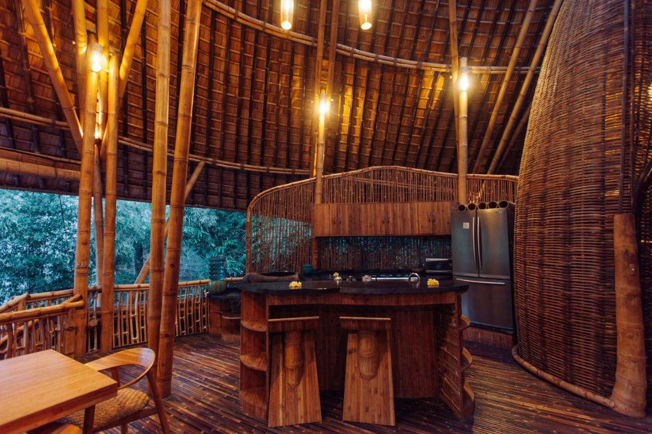 Temple House 3Bds Eco Bamboo House Pool River View Bringkit Dış mekan fotoğraf